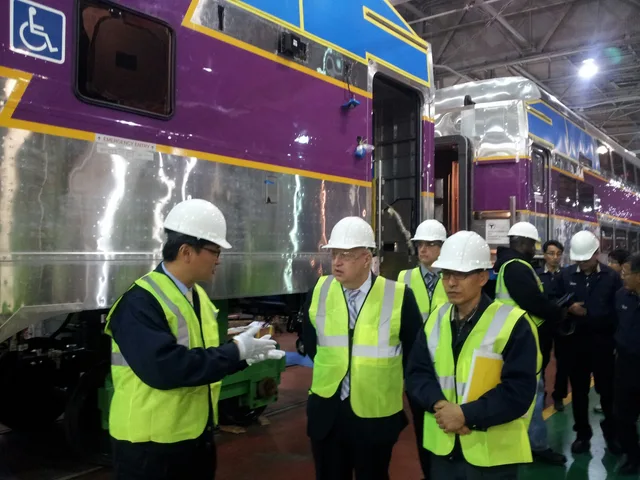 MBTA Acting General Manager Jonathan Davis visits the Hyundai-Rotem plant in Philadelphia where new commuter rail coaches are being assembled. Management foundations examples, from the permanent exception to the bad delegation